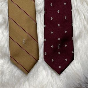 Vintage Yves Saint Laurent Ties